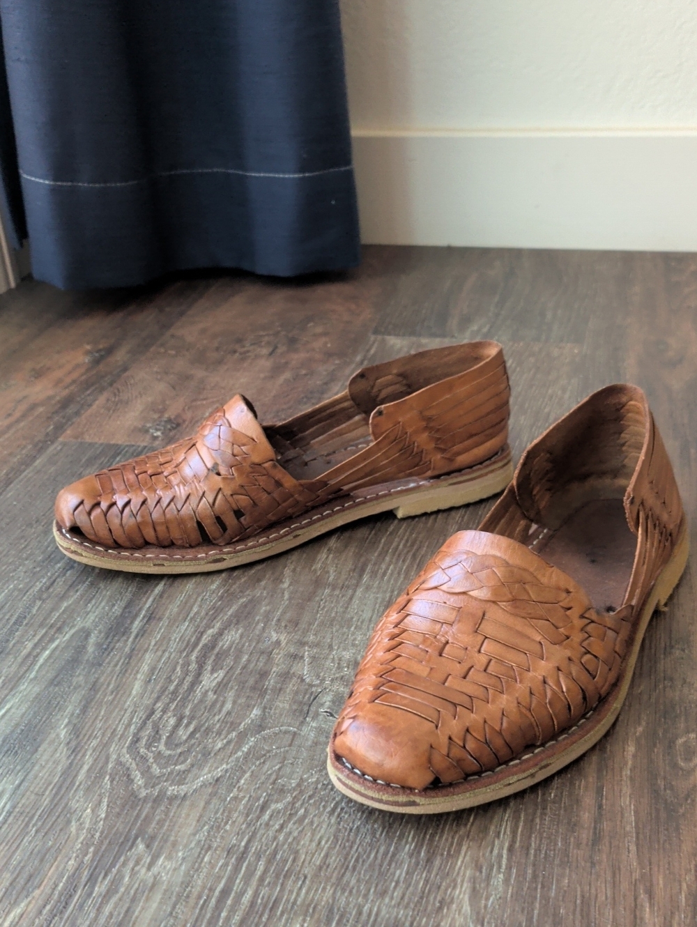 Brown Leather Huaraches